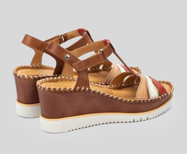 AGUADULCE W3Z-1776 TAN WEDGE SANDAL