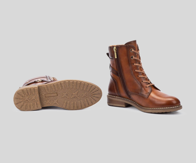 ALDAYA W8J-8718 TAN LEATHER BOOTS