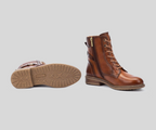ALDAYA W8J-8718 TAN LEATHER BOOTS