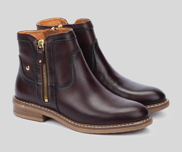 ALDAYA W8J-8747 BROWN ANKLE BOOTS