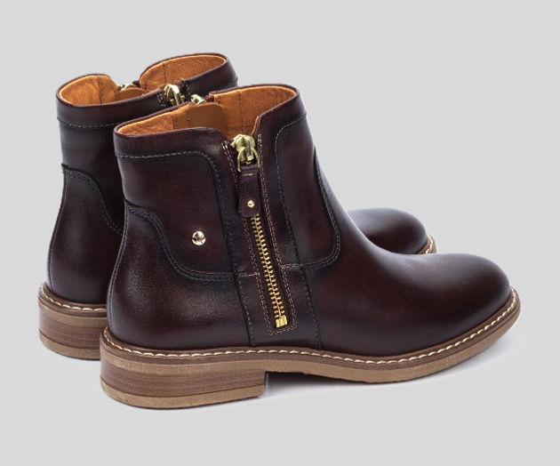 ALDAYA W8J-8747 BROWN ANKLE BOOTS