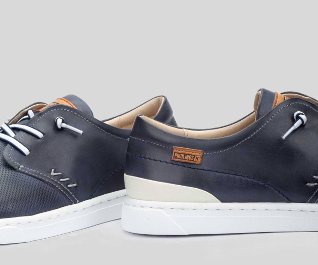 PIKOLINOS SAMPLE - ALICANTE M2U-6378 MEN'S NAVY BOAT SHOE