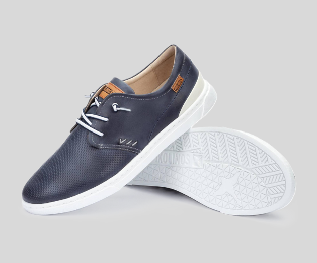 PIKOLINOS SAMPLE - ALICANTE M2U-6378 MEN'S NAVY BOAT SHOE