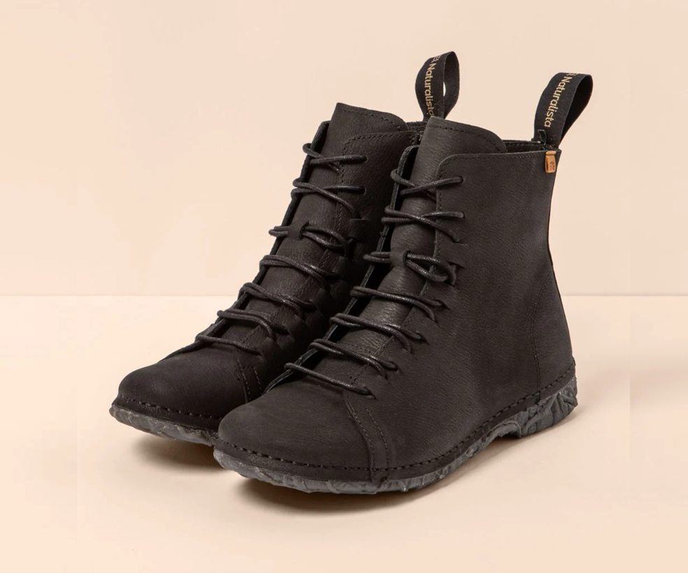 ANGKOR N909 BLACK LEATHER BOOT