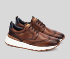 ARANDA M8R-4019 MEN'S BROWN LEATHER SNEAKER