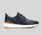 ARANDA M8R-4019 MEN'S BLUE LEATHER SNEAKER