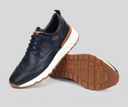 ARANDA M8R-4019 MEN'S BLUE LEATHER SNEAKER