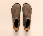 ARSENICA N5877 STONE LEATHER ANKLE BOOTS