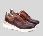 ASTURIAS W9C-6607 RED LEATHER SNEAKER