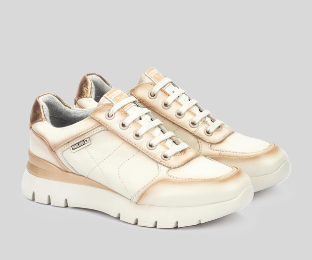 ASTURIAS W9C-6795 CREAM LEATHER SNEAKER