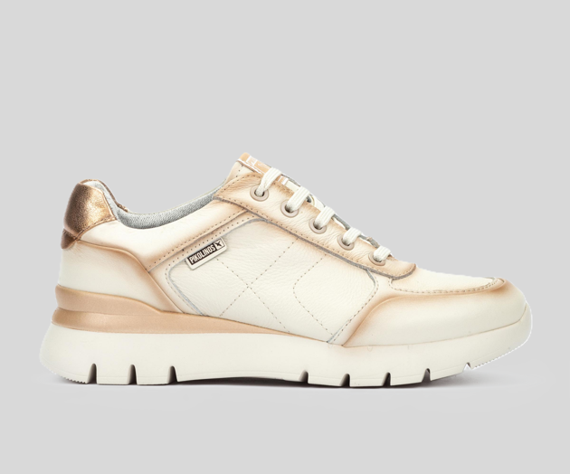 ASTURIAS W9C-6795 CREAM LEATHER SNEAKER