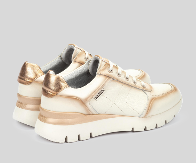 ASTURIAS W9C-6795 CREAM LEATHER SNEAKER