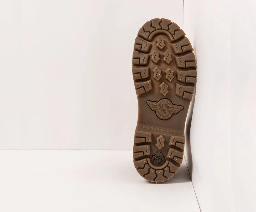 AIR ALPINE 0903 BROWN LEATHER BOOTS