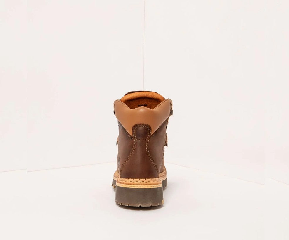 AIR ALPINE 0903 BROWN LEATHER BOOTS