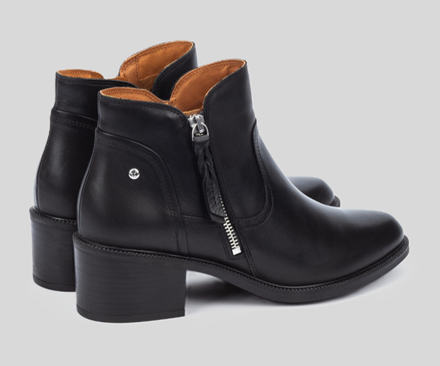 BACAROT W2D-8674 BLACK LEATHER BOOTS