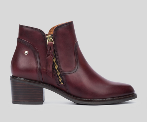 BACAROT W2D-8674 RED LEATHER BOOTS
