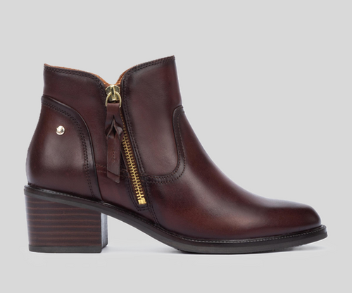 BACAROT W2D-8674 DARK BROWN LEATHER BOOTS