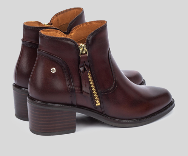 BACAROT W2D-8674 DARK BROWN LEATHER BOOTS