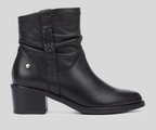 BACAROT W2D-8891 BLACK LEATHER BOOTS