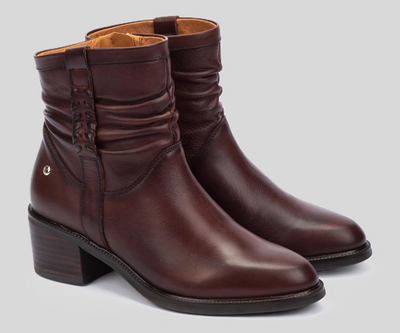 BACAROT W2D-8891 DARK BROWN LEATHER BOOTS