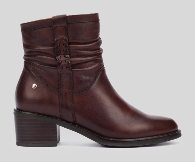 BACAROT W2D-8891 DARK BROWN LEATHER BOOTS