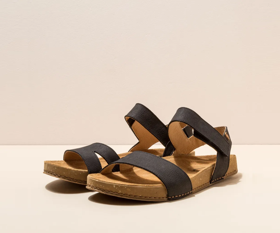BALANCE N5790 BLACK LEATHER SANDAL