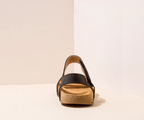 BALANCE N5790 BLACK LEATHER SANDAL