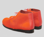 BAOTEK ORANGE COWHIDE ANKLE BOOTS
