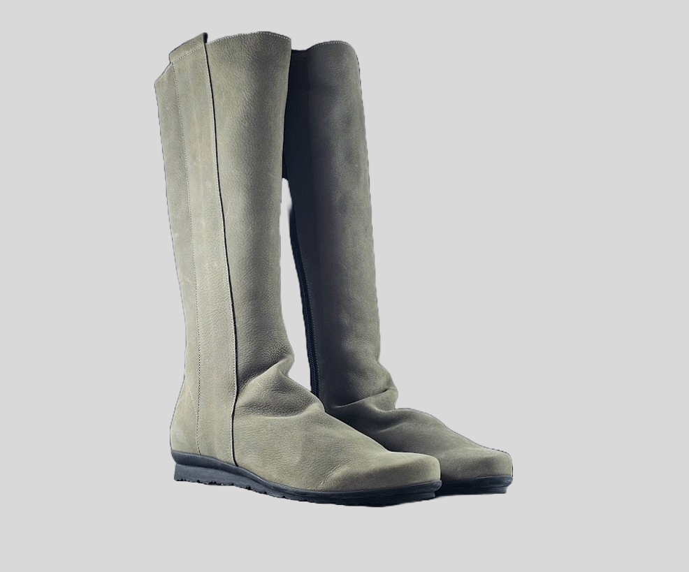 BARLOY LIGHT GREY LONG BOOT
