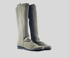 BARLOY LIGHT GREY LONG BOOT