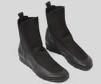 BARLYN BLACK ELASTICATED ANKLE BOOT