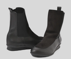 BARLYN BLACK ELASTICATED ANKLE BOOT
