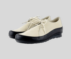 BAROHA BLACK & BEIGE LEATHER DERBIES