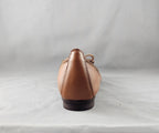 BASIL HI253731 TAN LEATHER BALLERINA