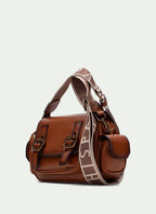 BOLSOS BV254143 TAN SHOULDER BAG