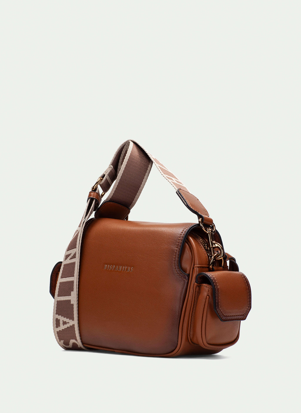 BOLSOS BV254143 TAN SHOULDER BAG