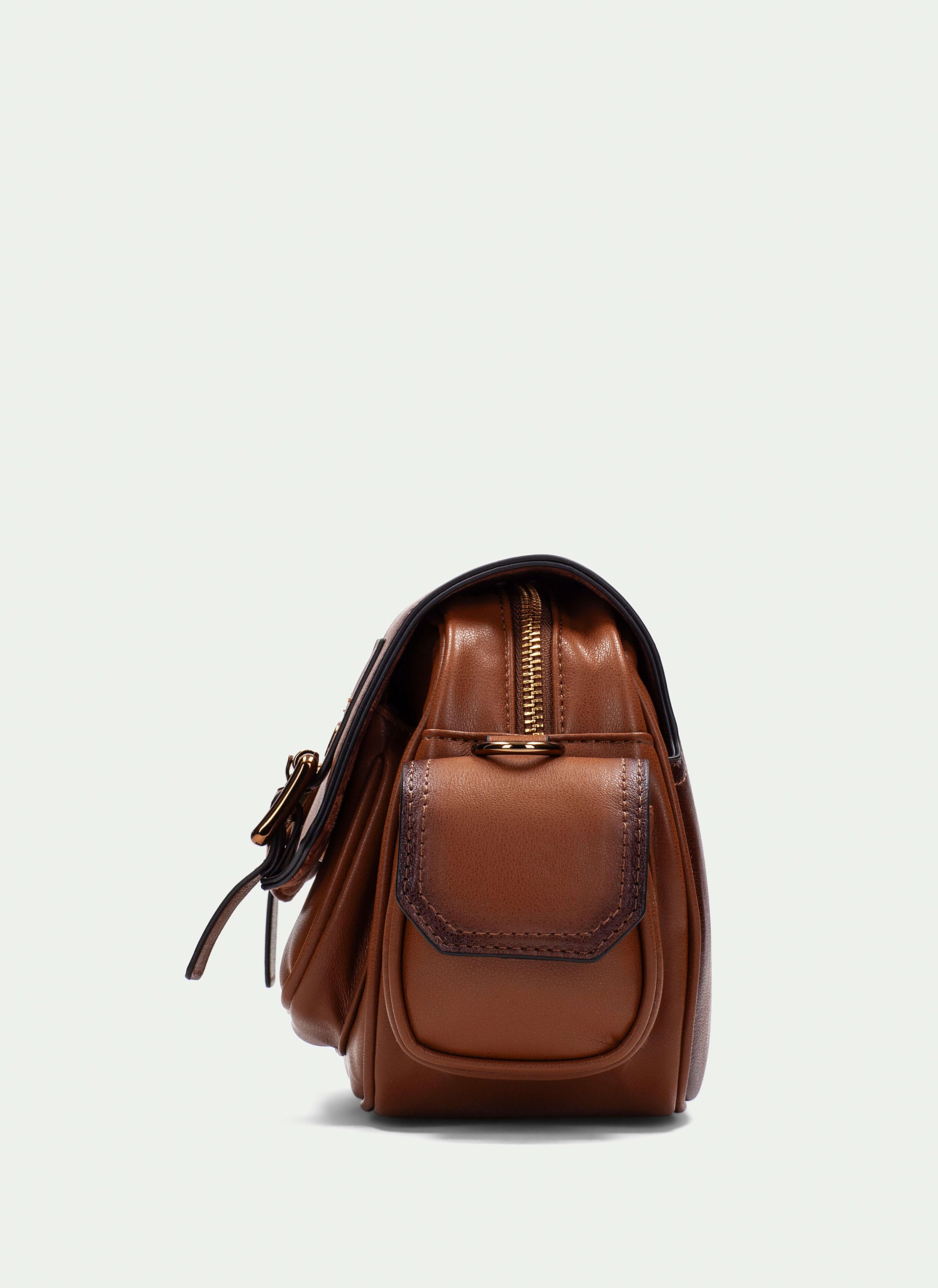 BOLSOS BV254143 TAN SHOULDER BAG