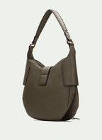 BOLSOS BV254147 GRAINED KHAKI SHOULDER BAG