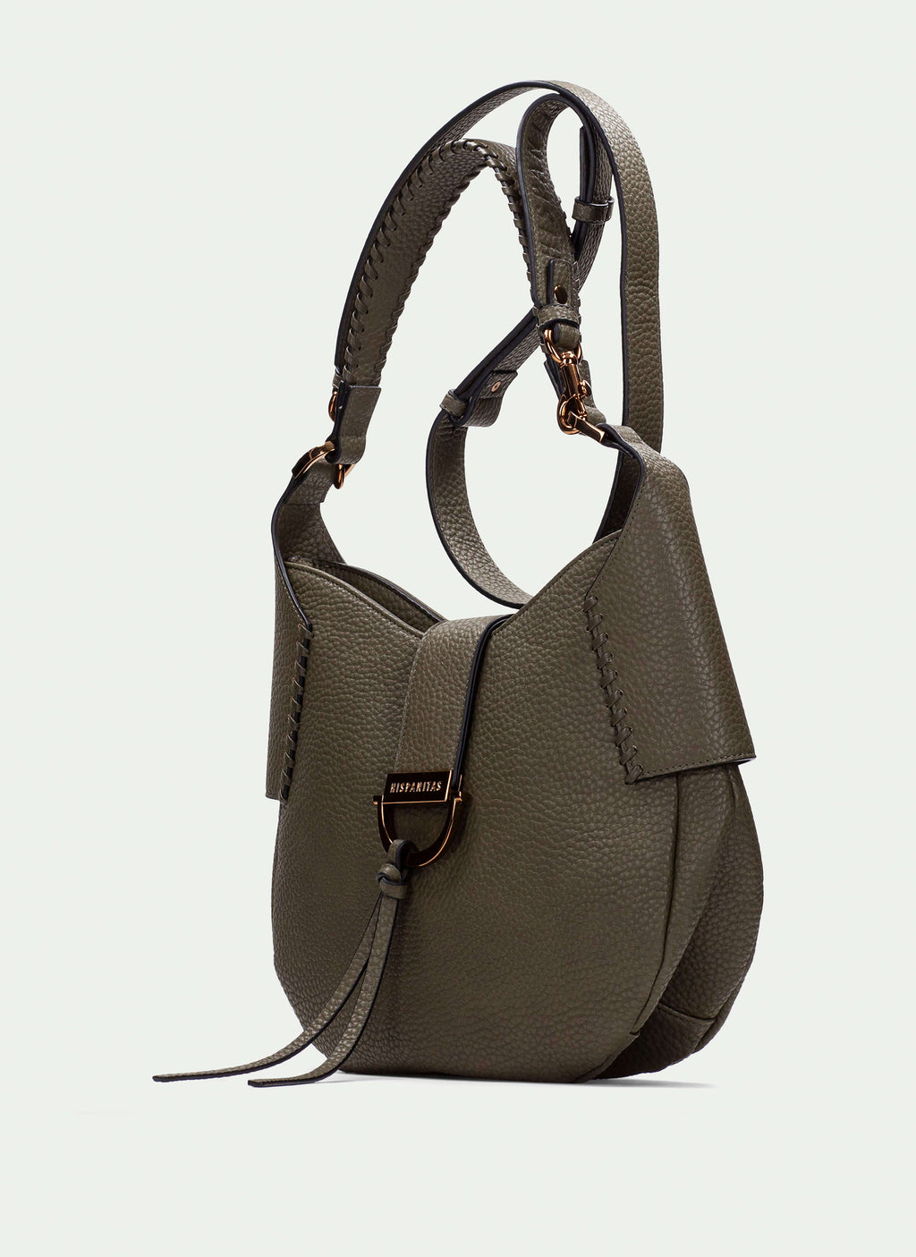 BOLSOS BV254147 GRAINED KHAKI SHOULDER BAG