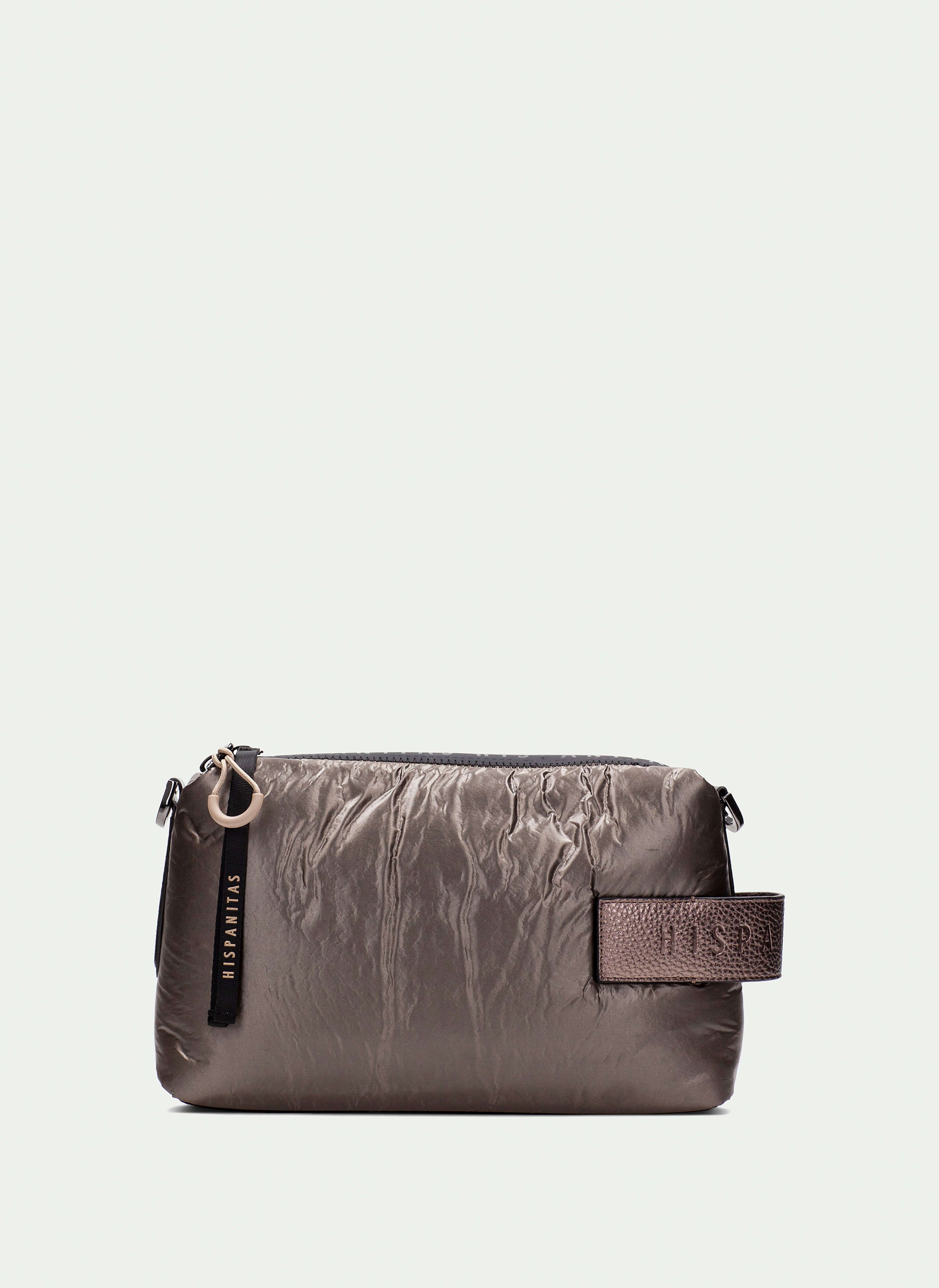 BOLSOS BV254151 GREY NYLON SHOULDER BAG