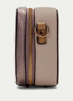 BOLSOS BV254158 CREAM COMPACT CROSS BODY BAG