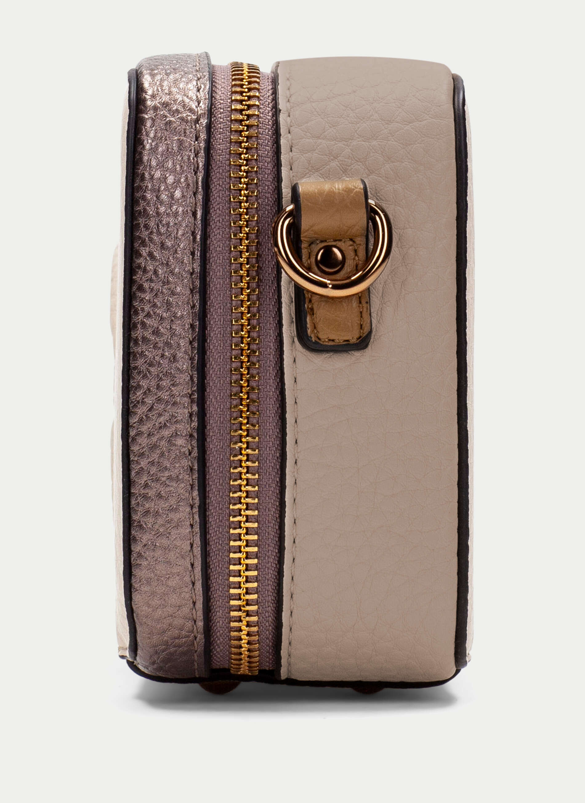 BOLSOS BV254158 CREAM COMPACT CROSS BODY BAG