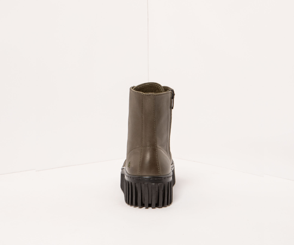 ART BRIGHTON 1517 KHAKI LEATHER BOOTS