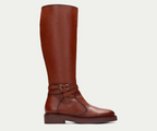 BROOKLYN HI243616 TAN LEATHER LONG BOOTS