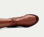 BROOKLYN HI243616 TAN LEATHER LONG BOOTS