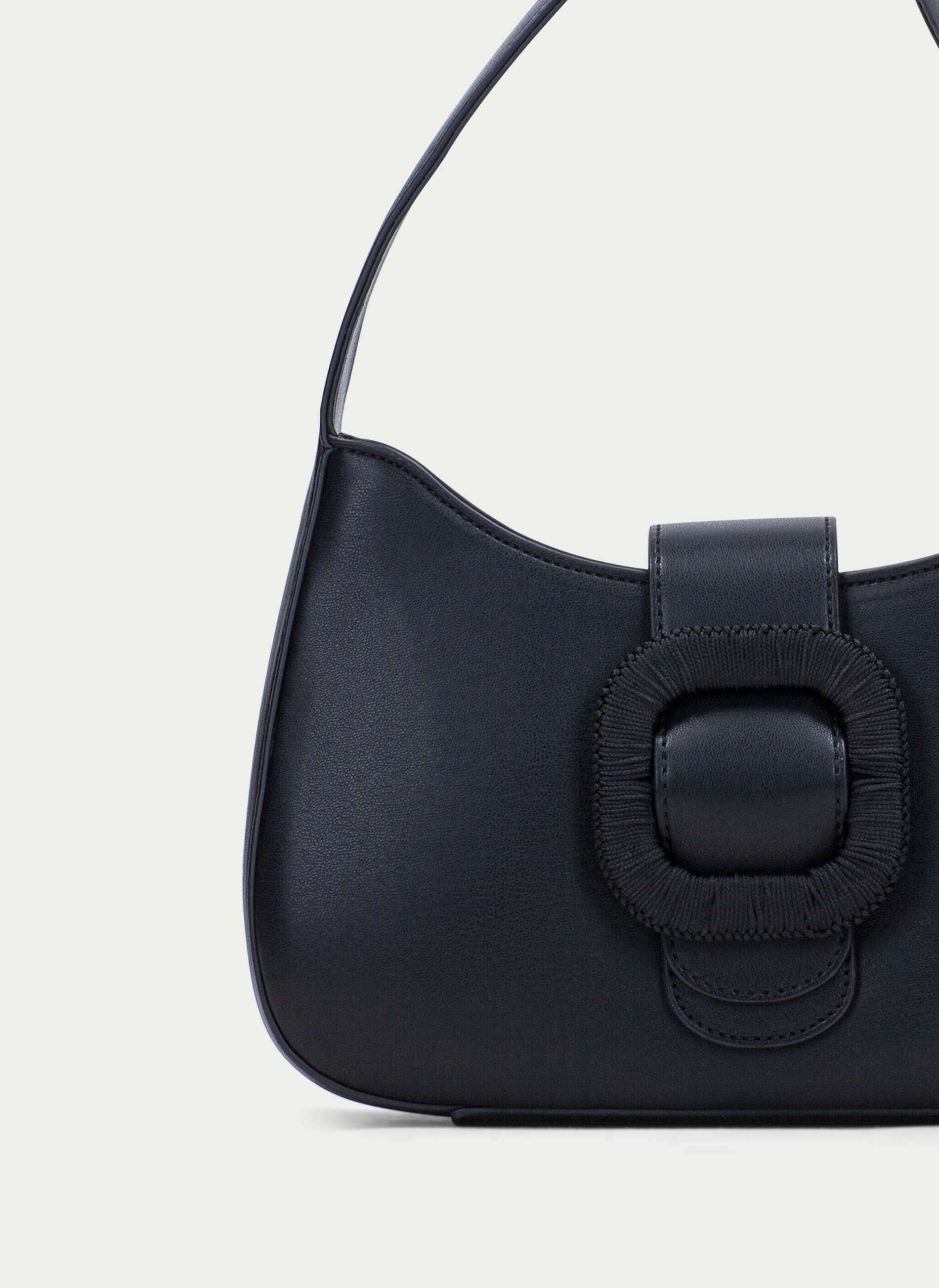 BOLSOS BV243398 BLACK SHOULDER BAG