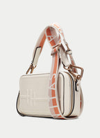 BOLSOS BV253840 CREAM COMPACT CROSS BODY BAG