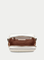 BOLSOS BV253840 CREAM COMPACT CROSS BODY BAG