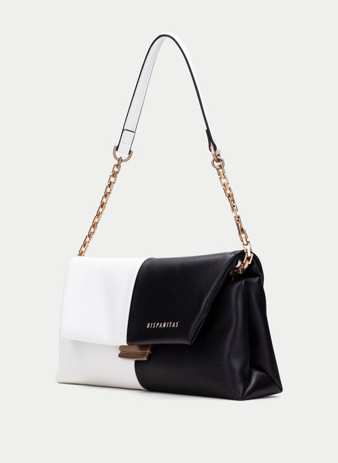 BOLSOS BV253978 BLACK & WHITE SHOULDER BAG