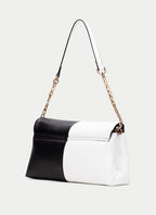BOLSOS BV253978 BLACK & WHITE SHOULDER BAG